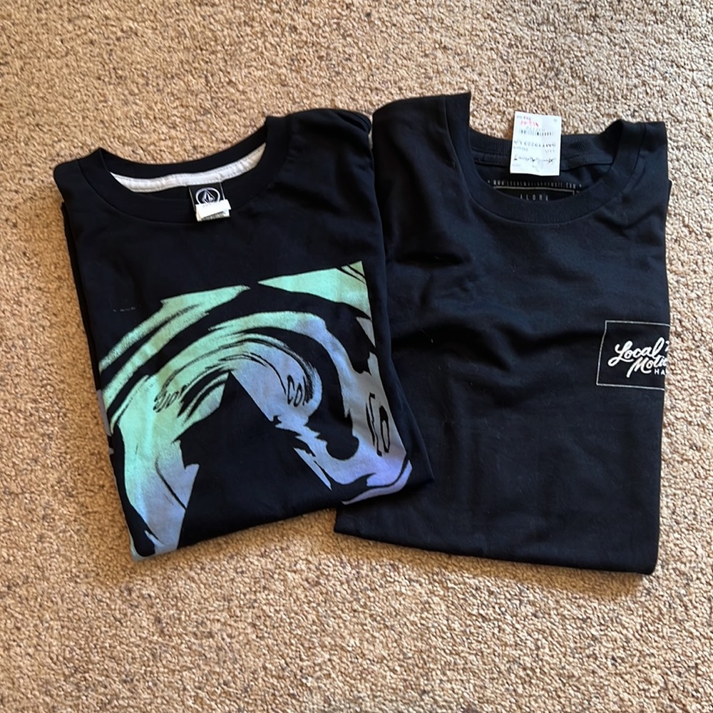 Volcom ( medium) and Local Motion (Small) T-shirt